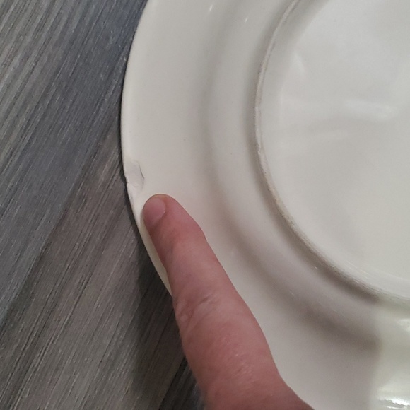 Mid Century modern atomic blue flower Set of 3 Romanian dessert plates vintage - Picture 3 of 7